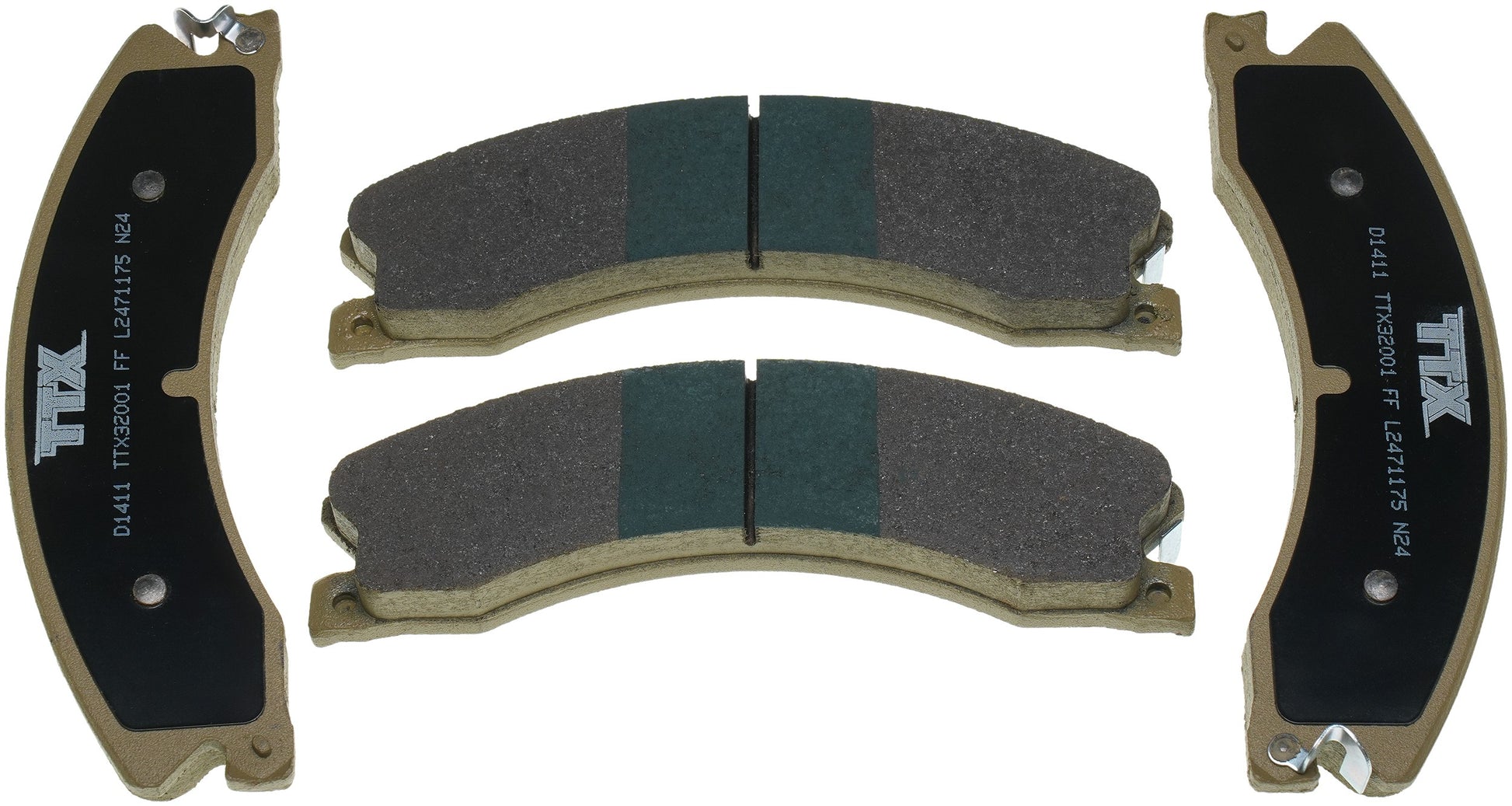 Mevotech Supreme Disc Brake Pad Set TXBPM1411 image 3