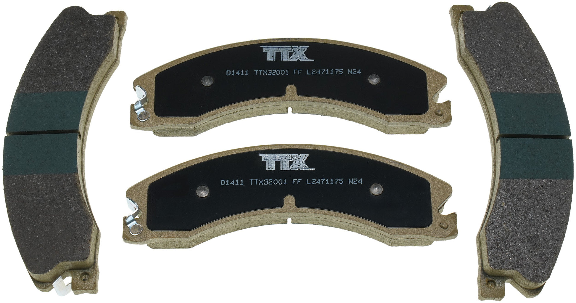 Mevotech Supreme Disc Brake Pad Set TXBPM1411 image 2
