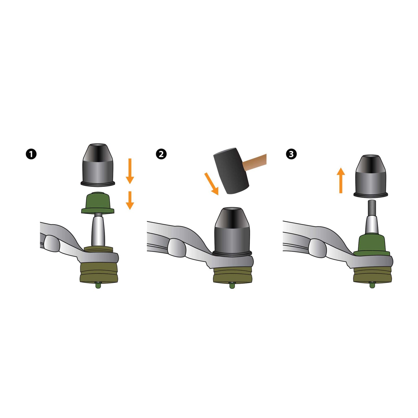 Mevotech TTX Suspension Ball Joint TXMS25503