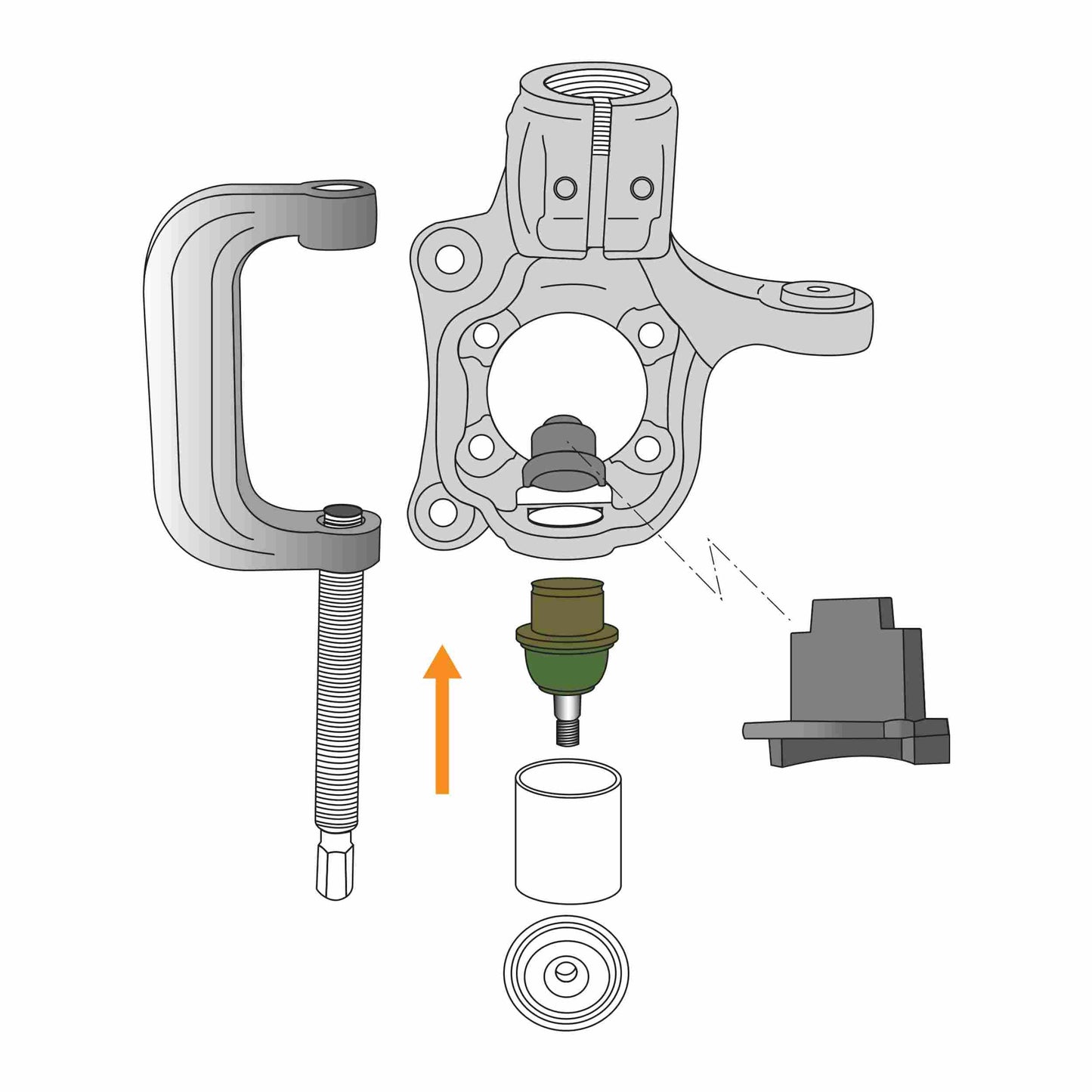 Mevotech TTX Suspension Ball Joint TXMS25560