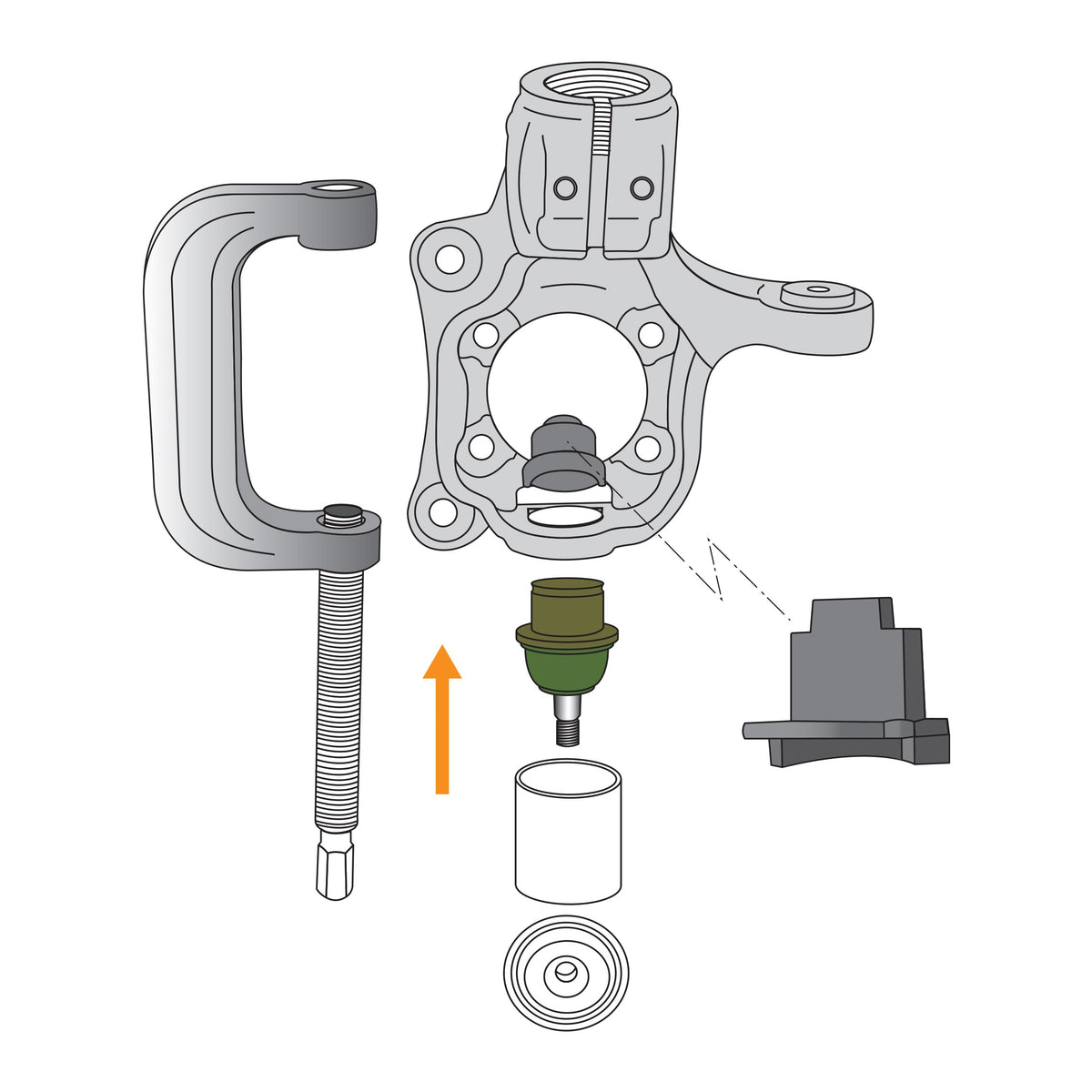 Mevotech TTX Suspension Ball Joint TXMS25560
