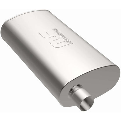 MagnaFlow Exhaust Products Stainless Muffler 2.25in. Offset In/Out MAG11235
