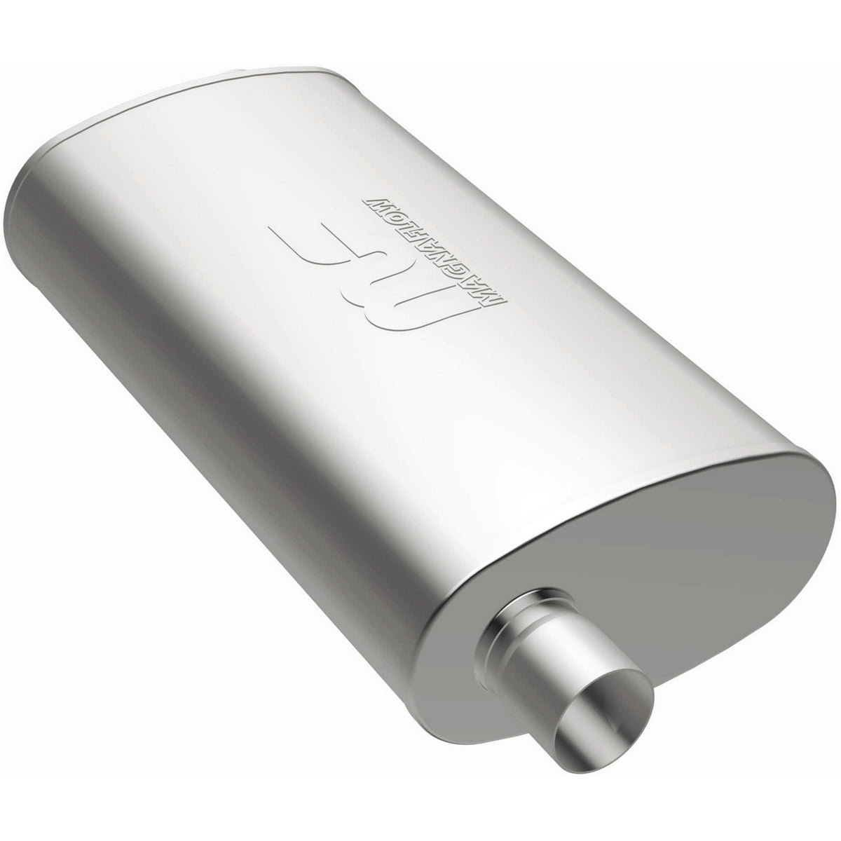 MagnaFlow Exhaust Products Stainless Muffler 2.25in. Offset In/Out MAG11235