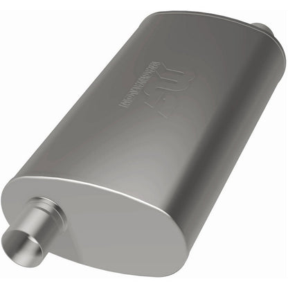 MagnaFlow Exhaust Products Stainless Muffler 2.25in. Offset In/Out MAG11235