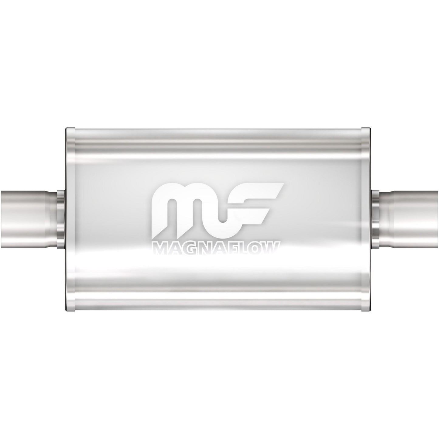 MagnaFlow Exhaust Products Stainless Muffler 2.5in Center In / Out MAG12216