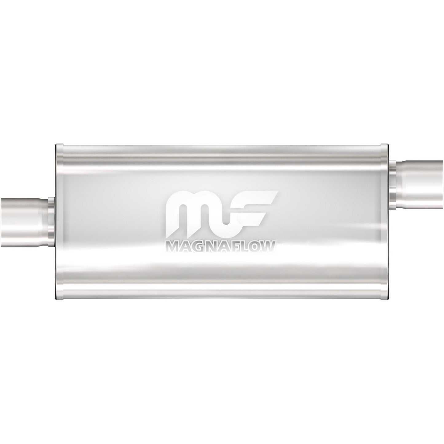 MagnaFlow Exhaust Products Muffler Stainless 2.5in Offset In Center Out MAG12226