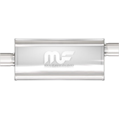 MagnaFlow Exhaust Products Stainless Muffler 2.5in Offset In/Center Out MAG12256