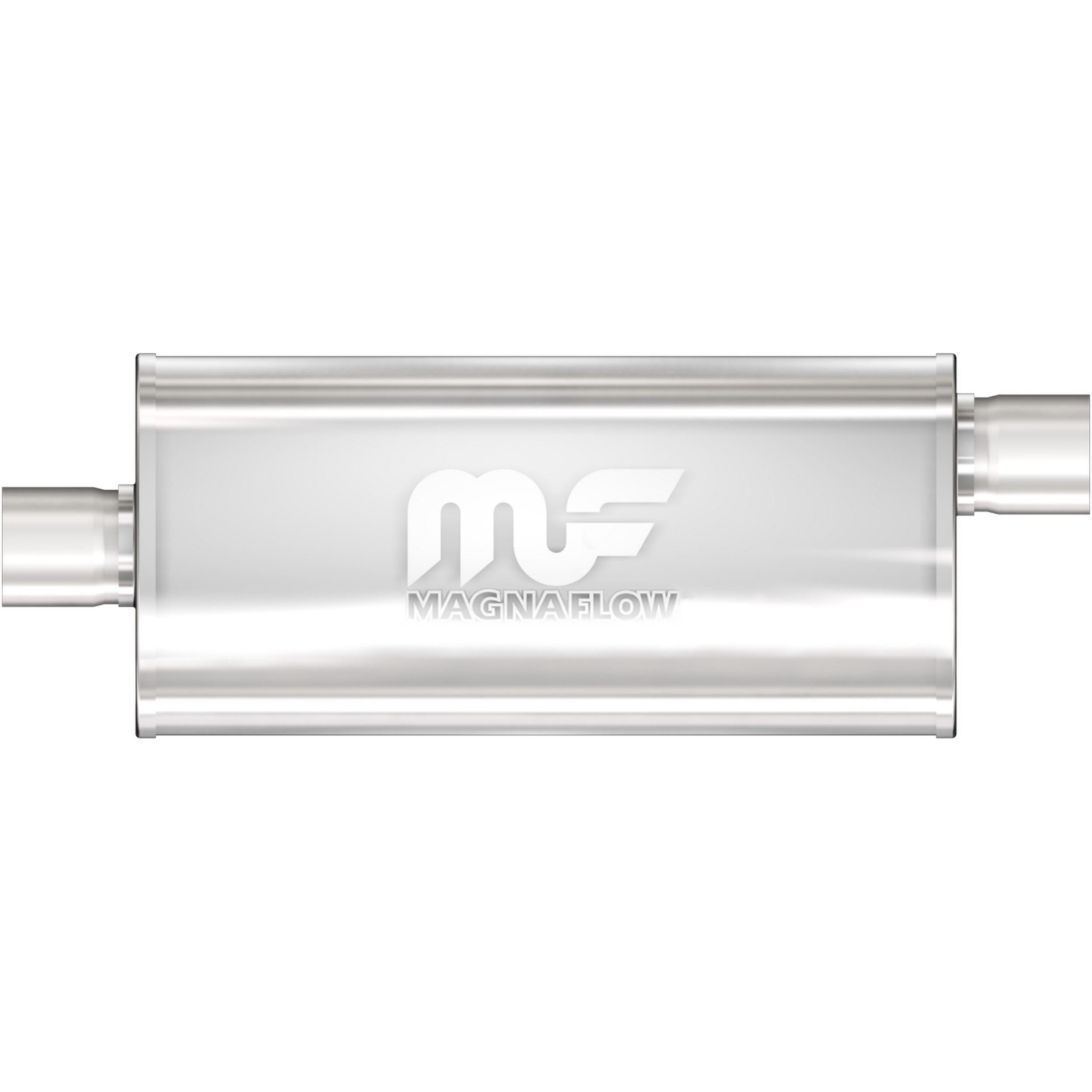 MagnaFlow Exhaust Products Stainless Muffler 3in Offset In/Center Out MAG12259