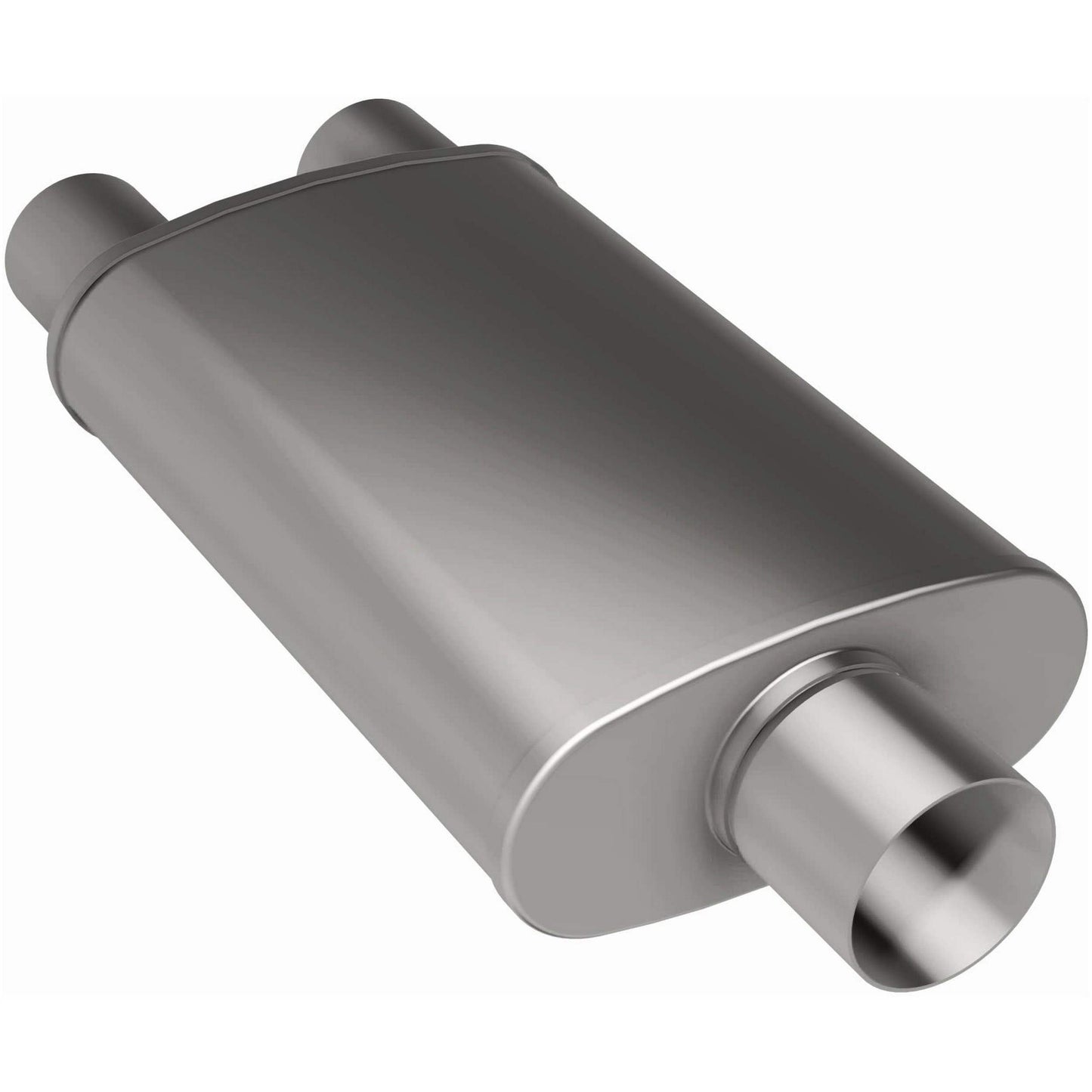 MagnaFlow Exhaust Products Stainless Muffler 3in Inlet/Dual 2.5in Out MAG12288
