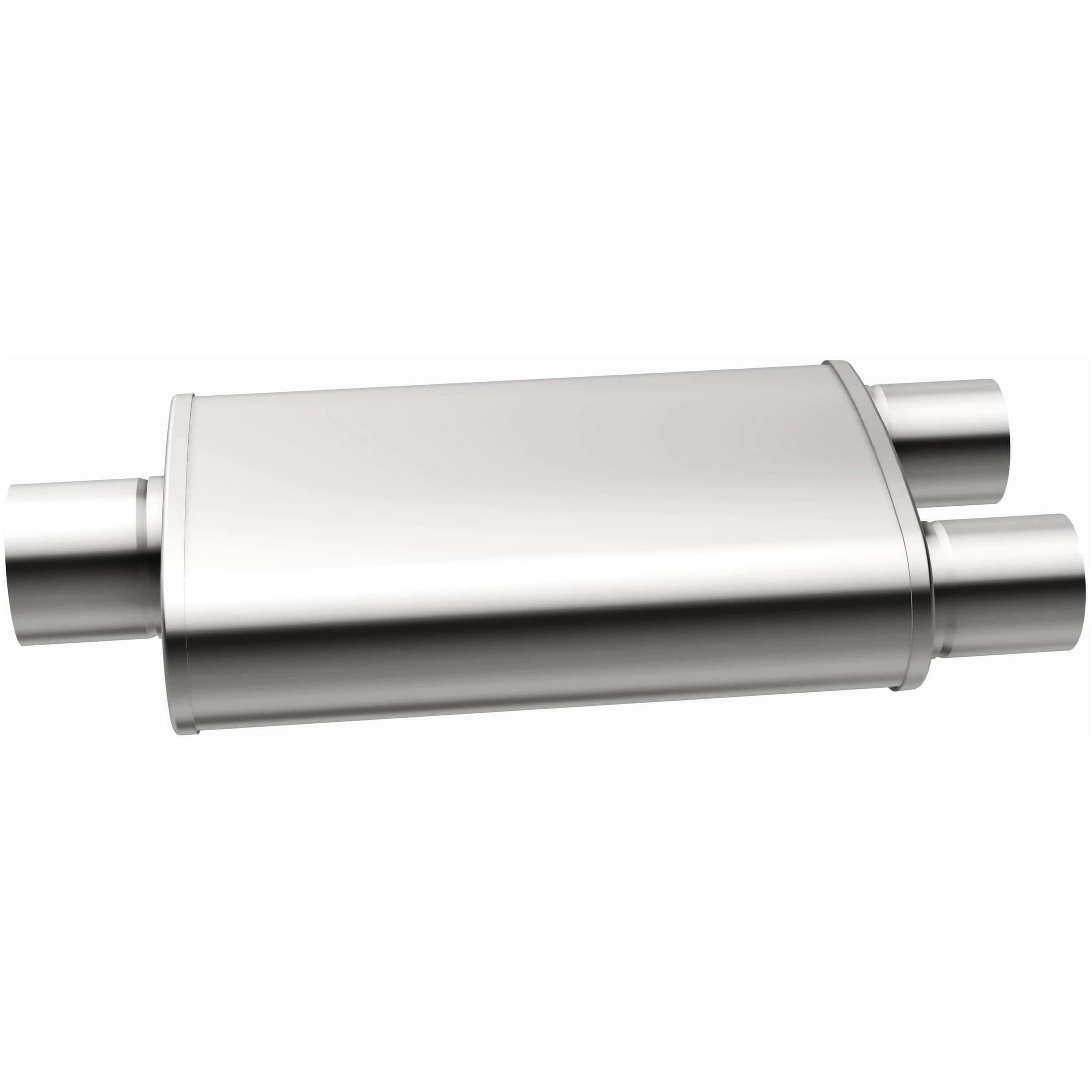 MagnaFlow Exhaust Products Stainless Muffler 3in Inlet/2.5in Dual Outlet MAG12588