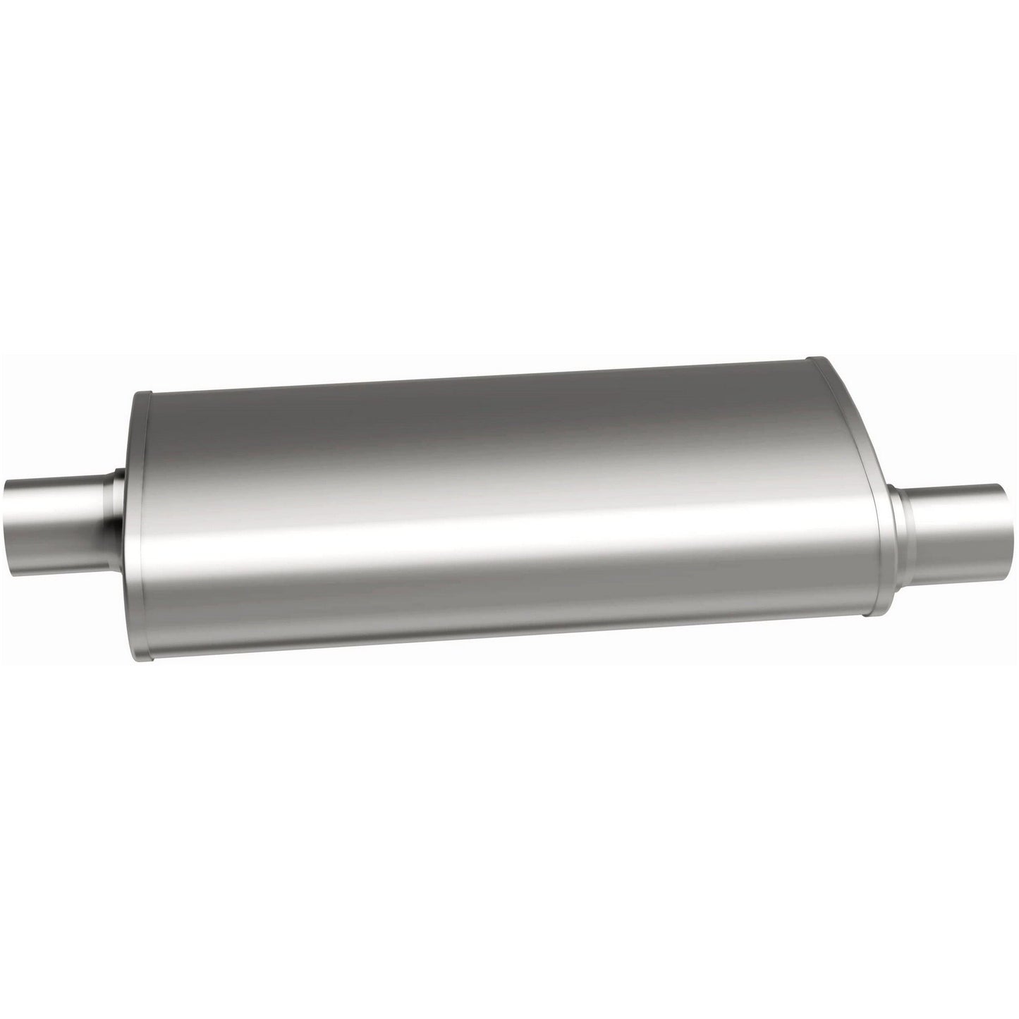MagnaFlow Exhaust Products Stainless Muffler 2.5in Center In / Offset Out MAG13256