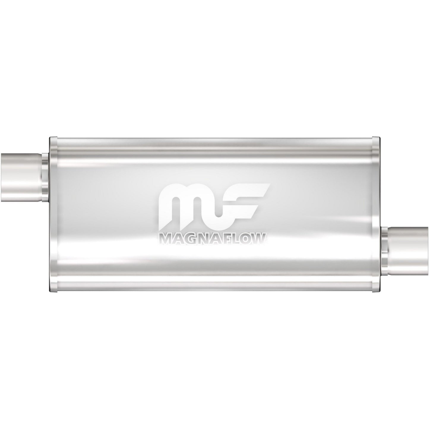 MagnaFlow Exhaust Products Stainless Muffler 3in Offset In/Offset Out MAG14239