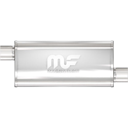 MagnaFlow Exhaust Products Stainless Muffler 3in Offset In/Offset Out MAG14239