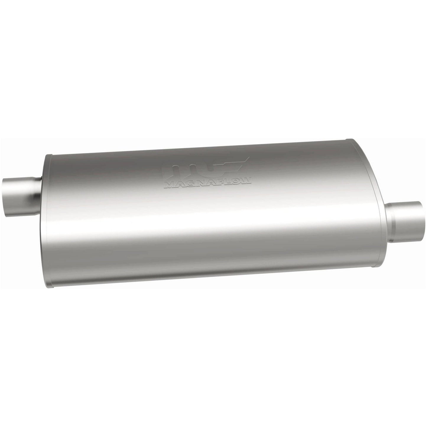 MagnaFlow Exhaust Products Stainless Muffler 3in Offset In/Offset Out MAG14239