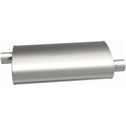 MagnaFlow Exhaust Products Stainless Muffler 3in Offset In/Offset Out MAG14239