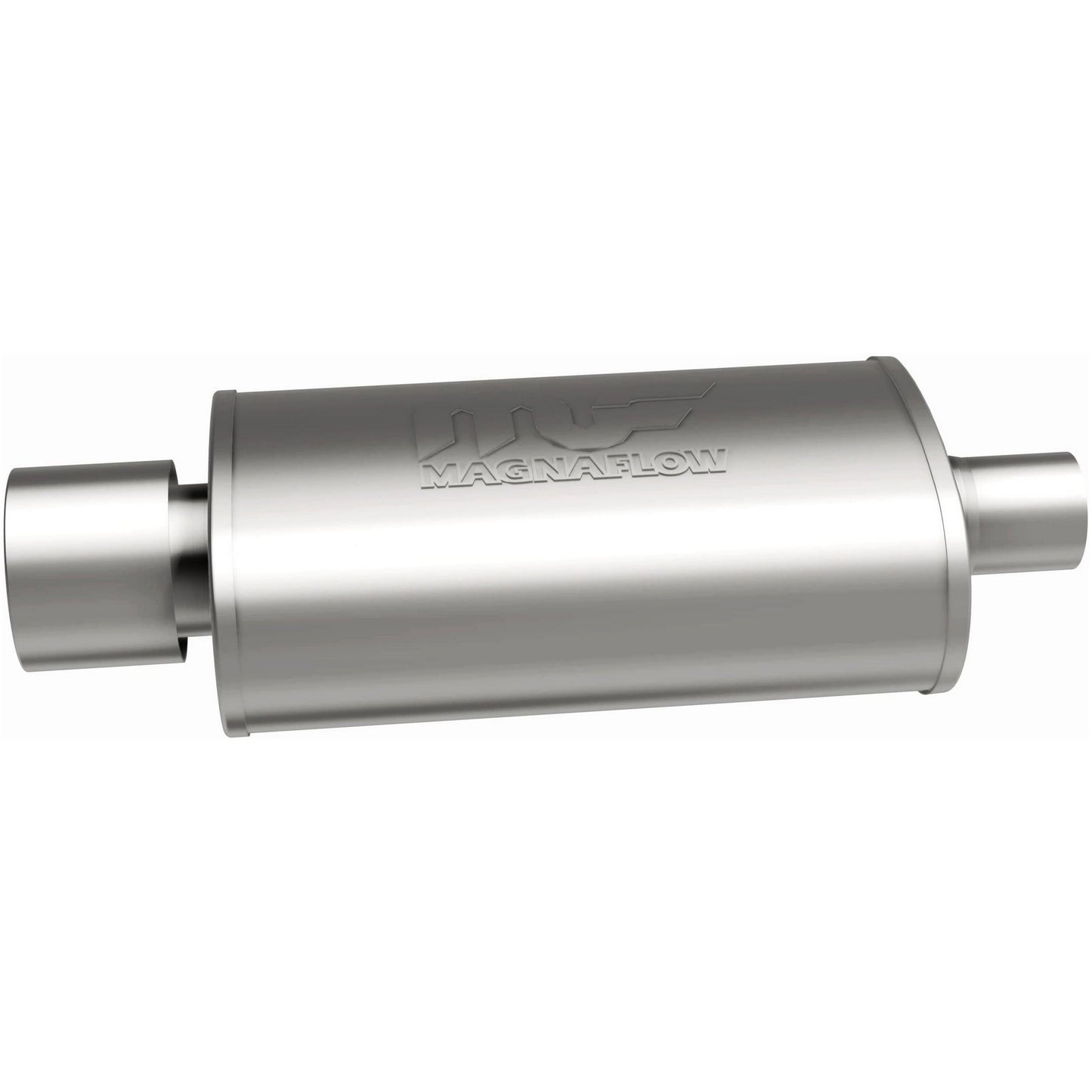 MagnaFlow Exhaust Products Stainless Muffler 2.25in In / 4in Tips Out MAG14832