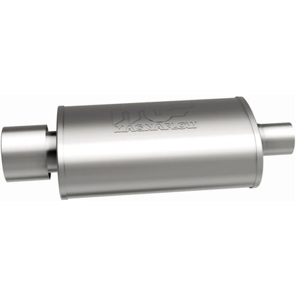 MagnaFlow Exhaust Products Stainless Muffler 2.25in In / 4in Tips Out MAG14832