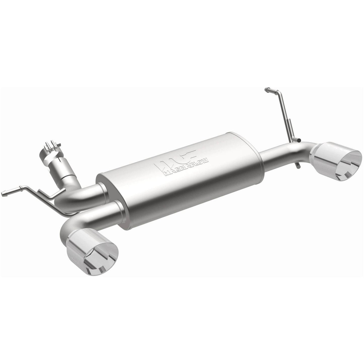 MagnaFlow Exhaust Products 07-  Wrangler 3.6L Axle Back Exhaust Polished MAG15178