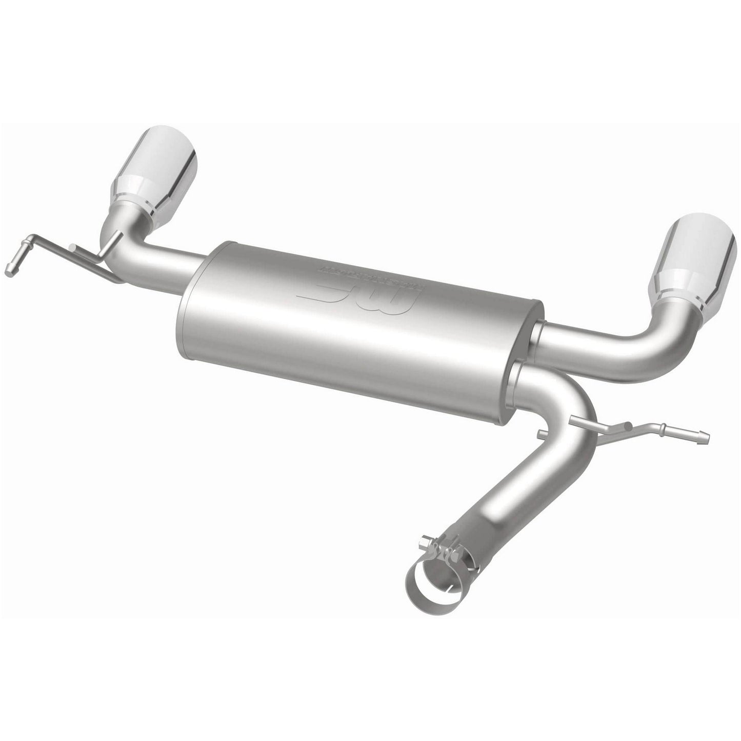 MagnaFlow Exhaust Products 07-  Wrangler 3.6L Axle Back Exhaust Polished MAG15178