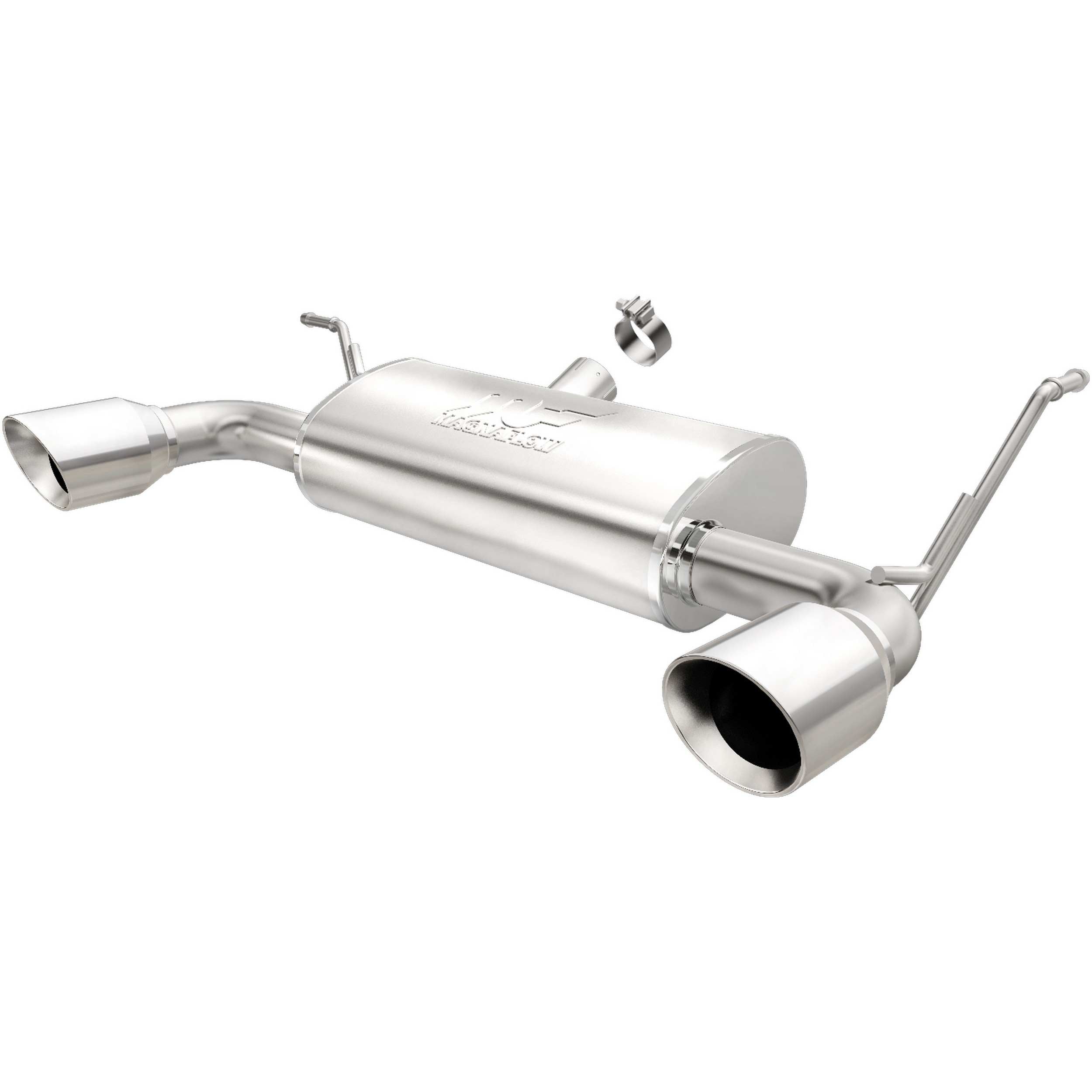 MagnaFlow Exhaust Products 07-  Wrangler 3.6L Axle Back Exhaust Polished MAG15178