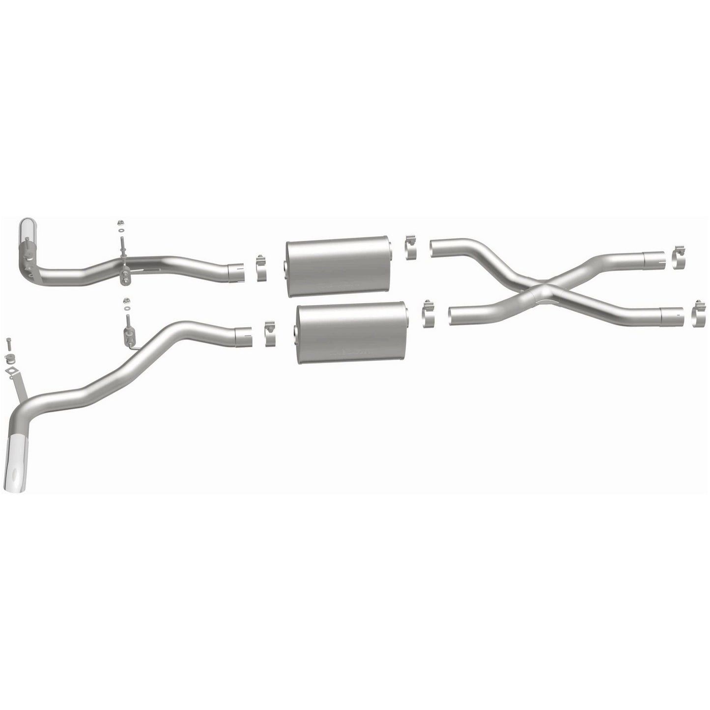 MagnaFlow Exhaust Products 66-77 Ford Bronco 5.0L Crossmember Back Exhaust MAG15344