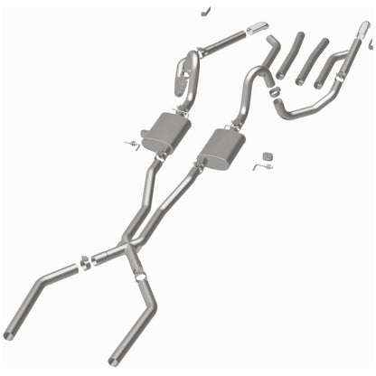 MagnaFlow Exhaust Products 64-67 GM A Body 2.5in Dual Exhaust System MAG15893