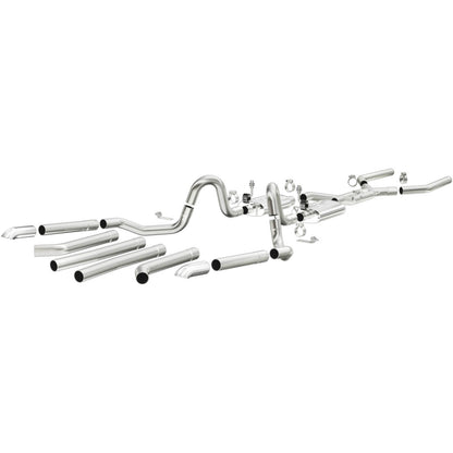 MagnaFlow Exhaust Products 64-67 GM A Body 2.5in Dual Exhaust System MAG15893