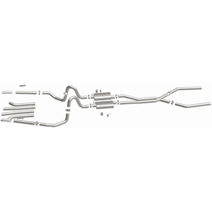 MagnaFlow Exhaust Products 64-67 GM A Body 2.5in Dual Exhaust System MAG15893