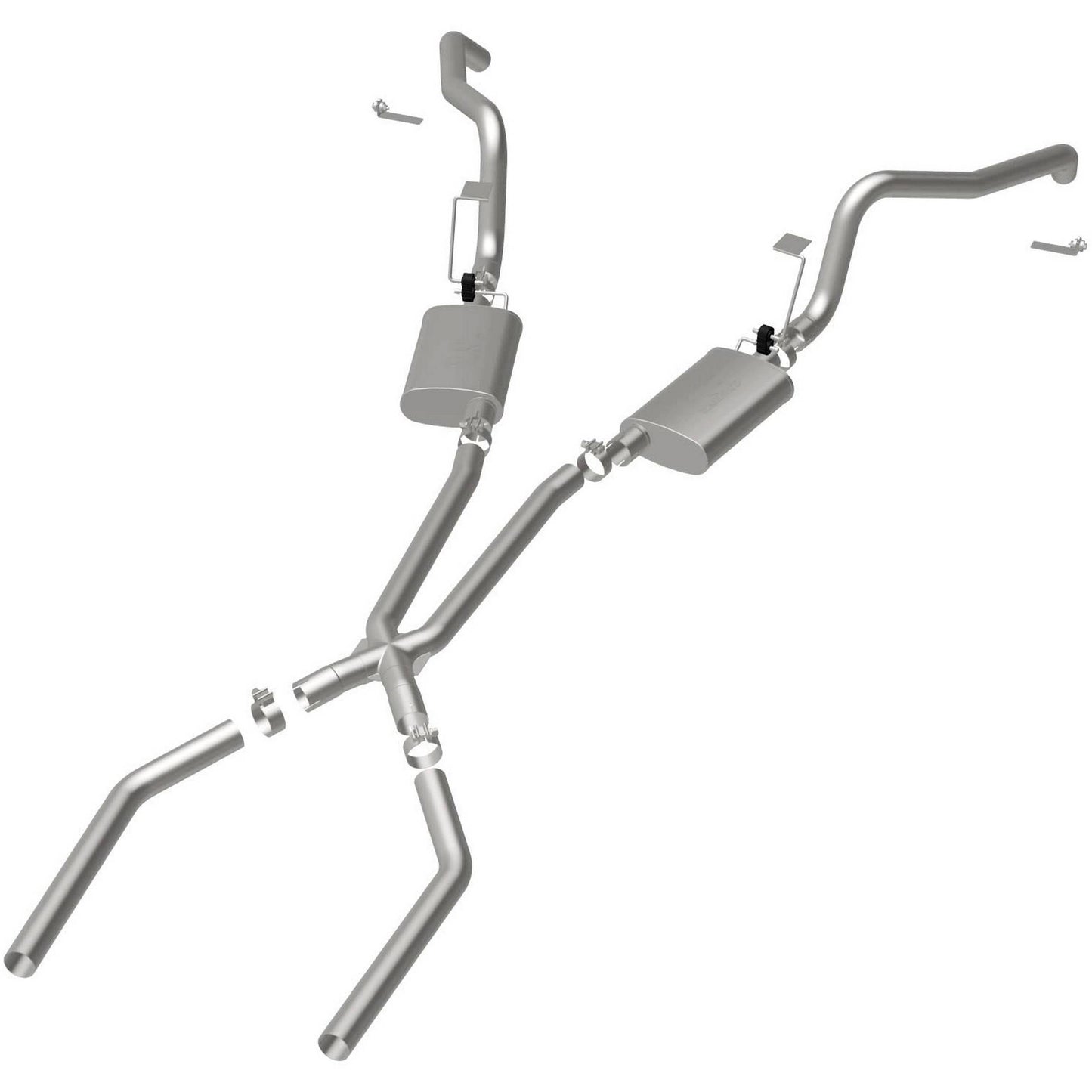 MagnaFlow Exhaust Products 67-69 GM F Body 2.5in Dual Exhaust System MAG15896