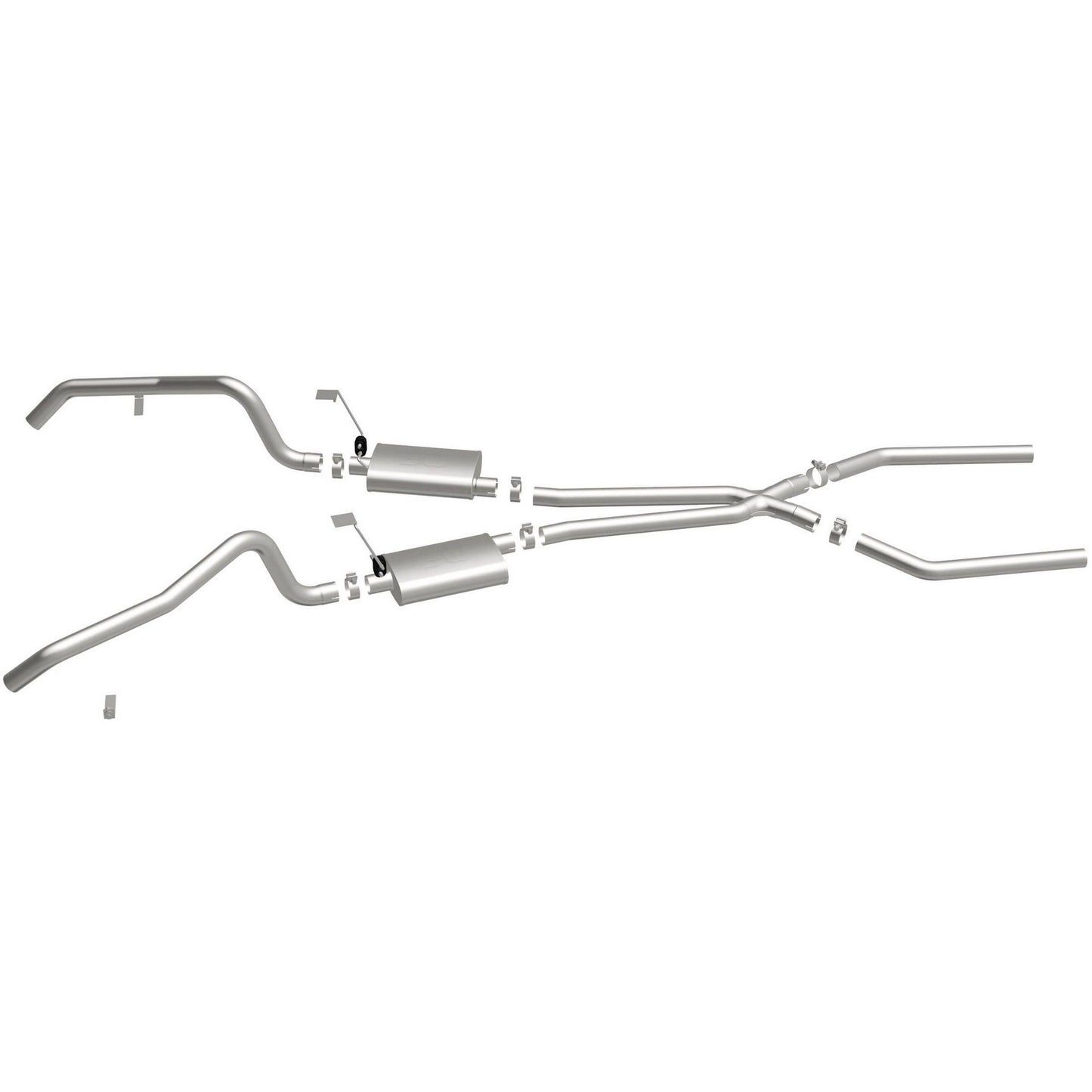 MagnaFlow Exhaust Products 67-69 GM F Body 2.5in Dual Exhaust System MAG15896