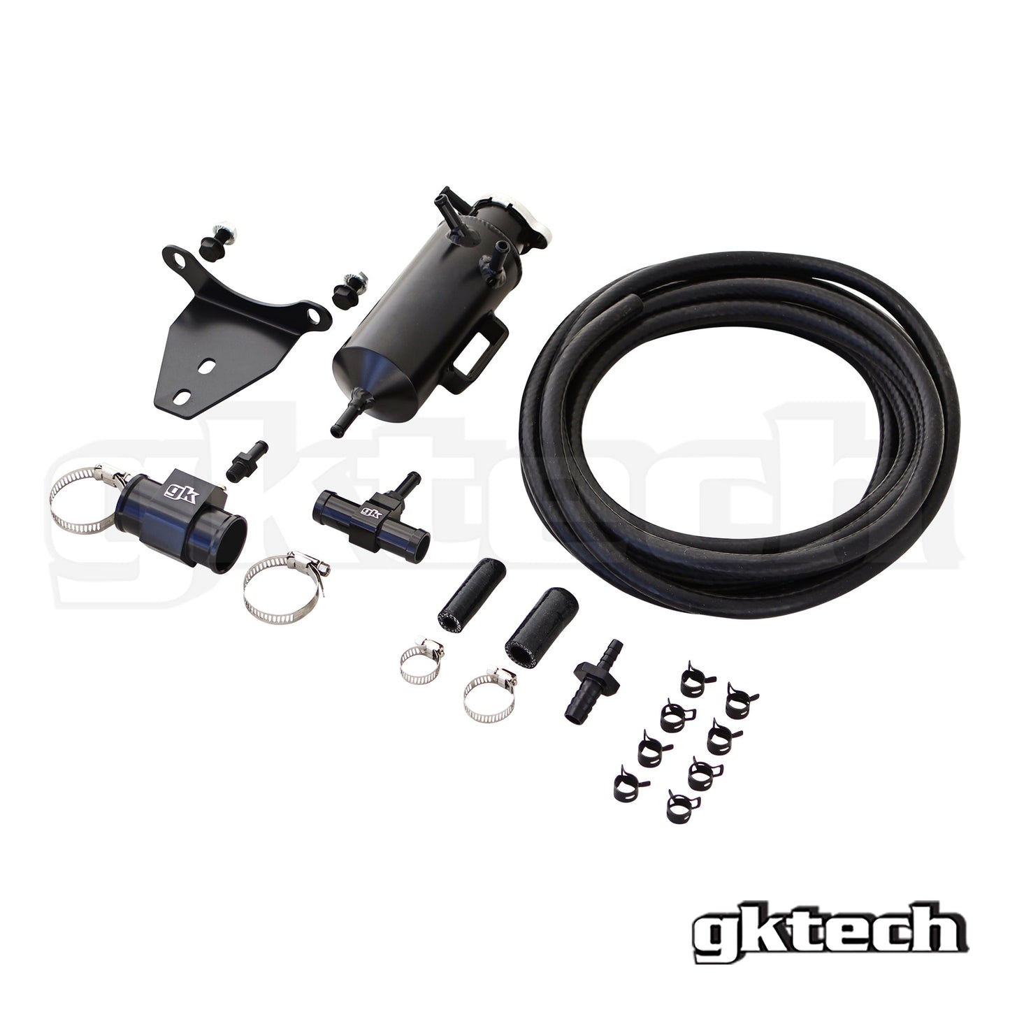 GKTech Z34 370z Pressurized Bolt on Coolant Swirl Pot Setup