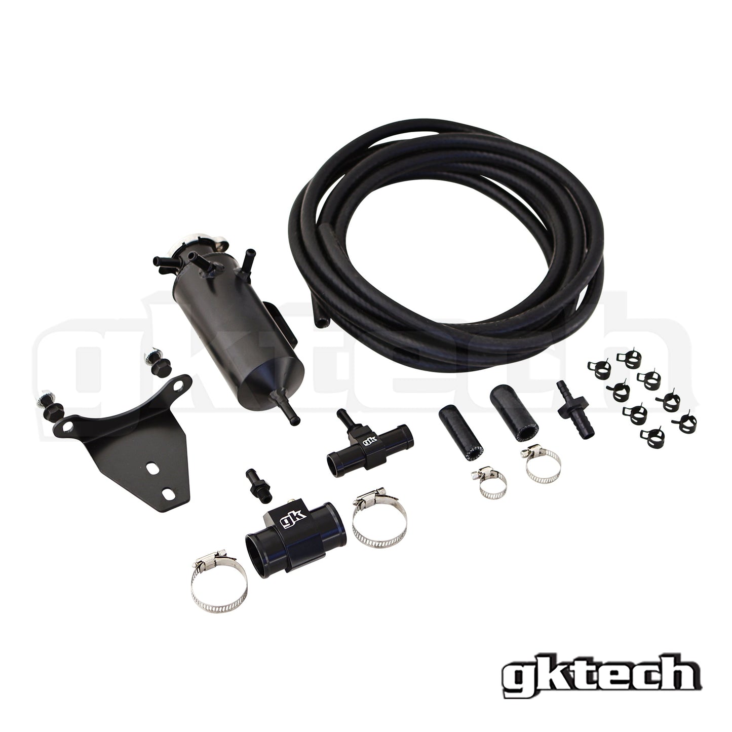 GKTech Z34 370z Pressurized Bolt on Coolant Swirl Pot Setup