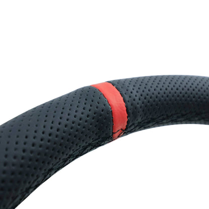 GKTech Steering wheel 350mm Deep dished perforated leather