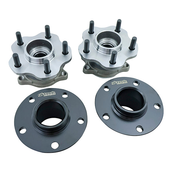 GKTech S13 240SX 5 Lug Hub Conversion (Front and Rear)