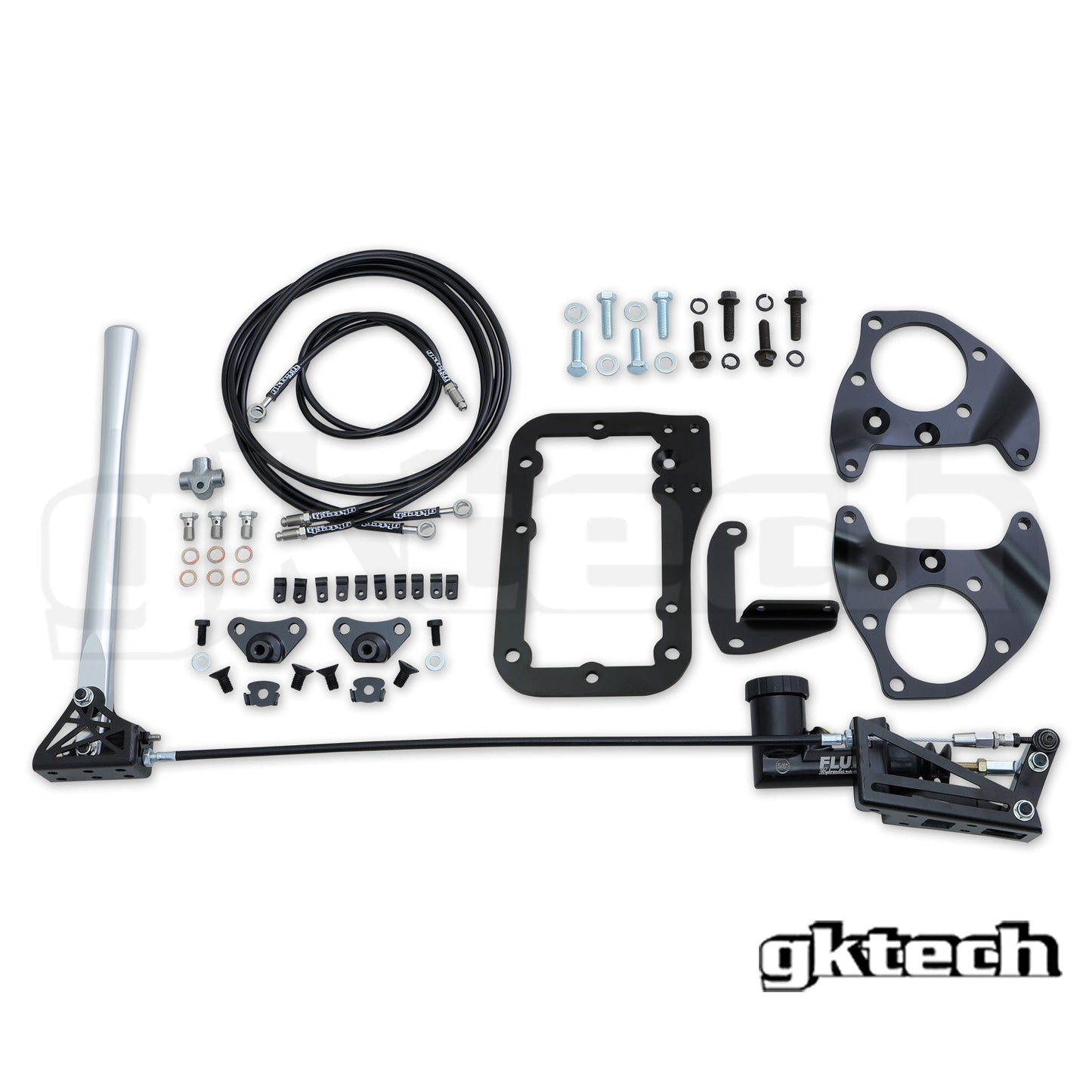 GKTech FR-S/BRZ REMOTE dual caliper hydraulic e-brake setup - (10% combo discount)