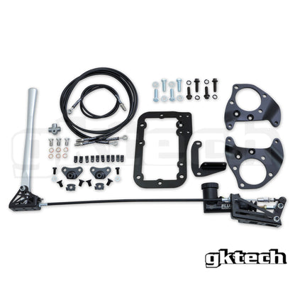 GKTech FR-S/BRZ REMOTE dual caliper hydraulic e-brake setup - (10% combo discount)
