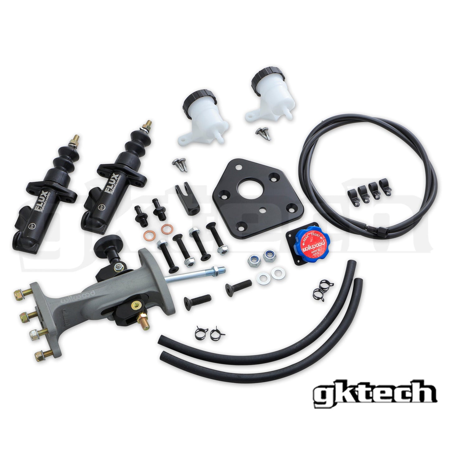 GKTech FR-S/ GR86/ BRZ dual master cylinder to ABS delete line kit