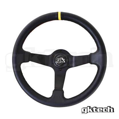 GKTech Steering wheel 350mm Deep dished leather