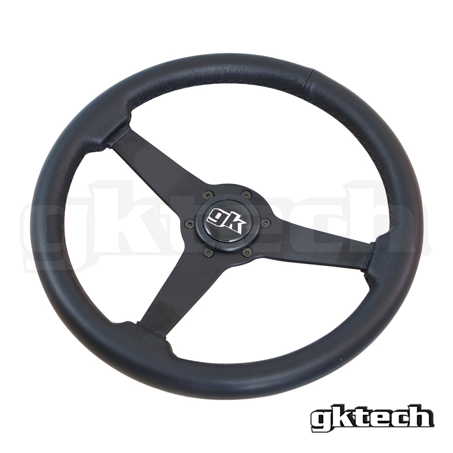 GKTech Steering Wheel 350mm Flat Leather