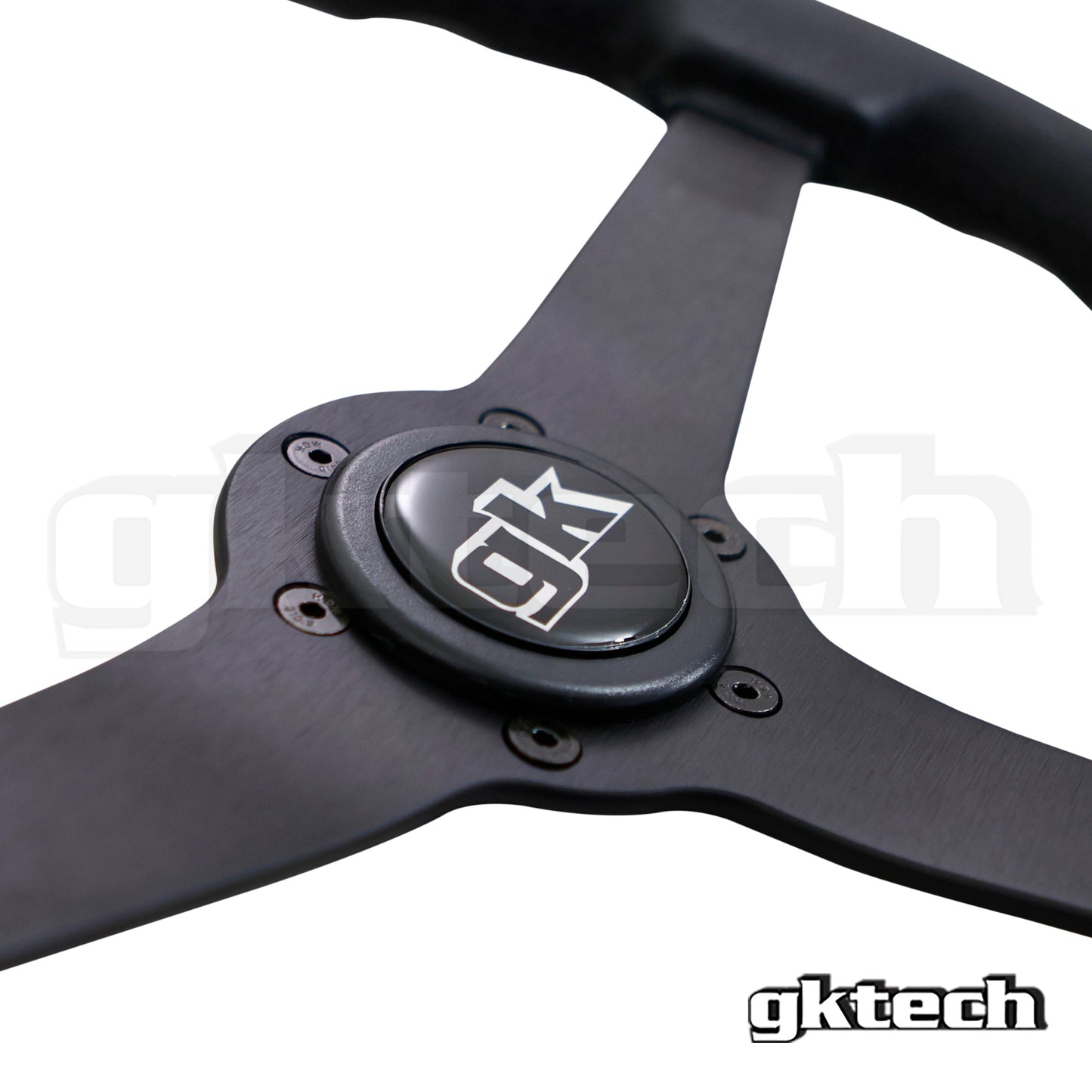 GKTech Steering Wheel 350mm Flat Leather