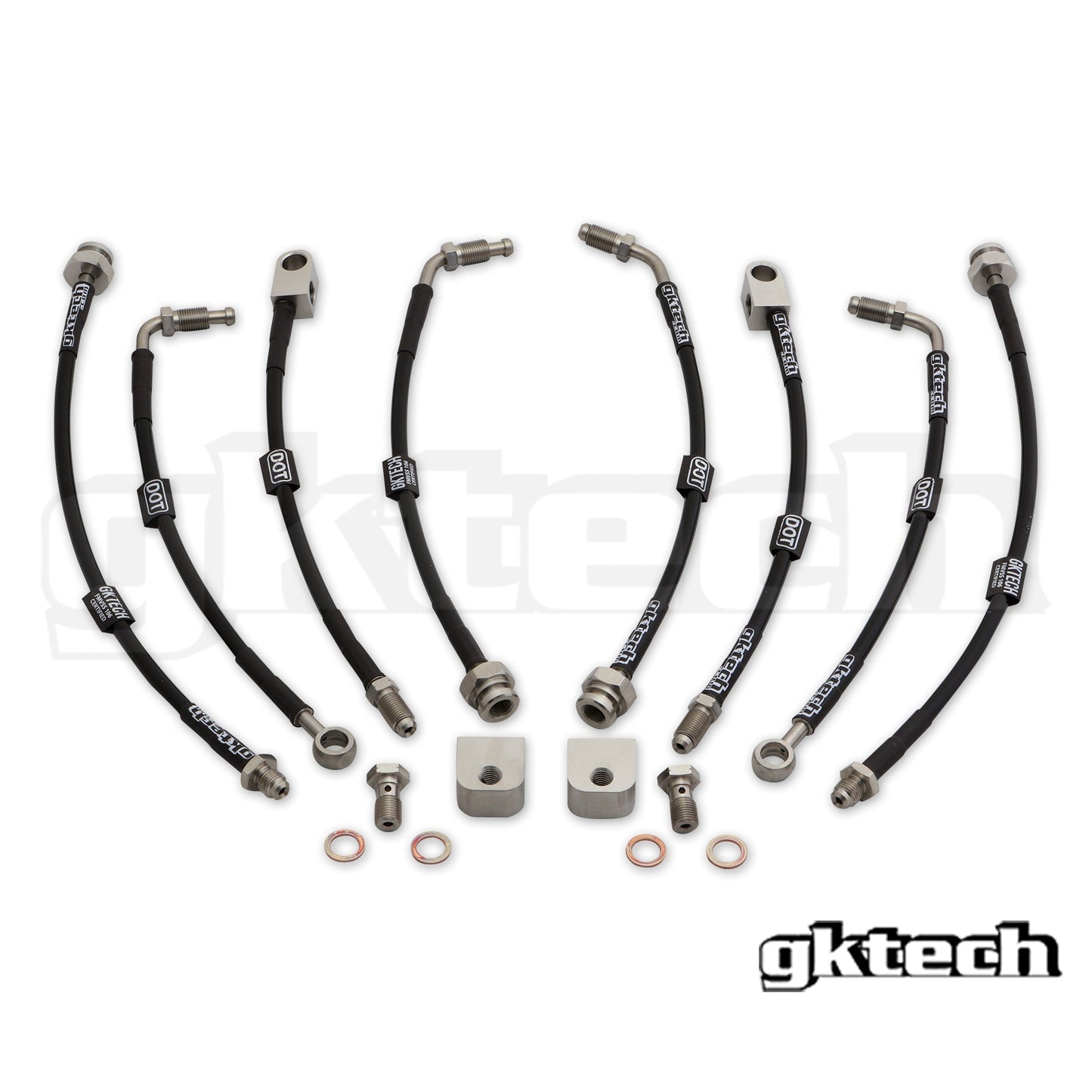 GKTech R32 GTR/GTS4 braided brake lines