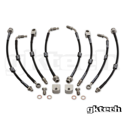 GKTech R32 GTR/GTS4 braided brake lines
