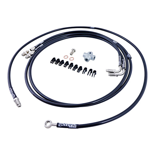 GKTech Toyota JZX Wilwood Stand Alone SS Braided Brake Line Kit