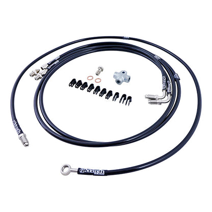 GKTech Toyota JZX Wilwood Stand Alone SS Braided Brake Line Kit