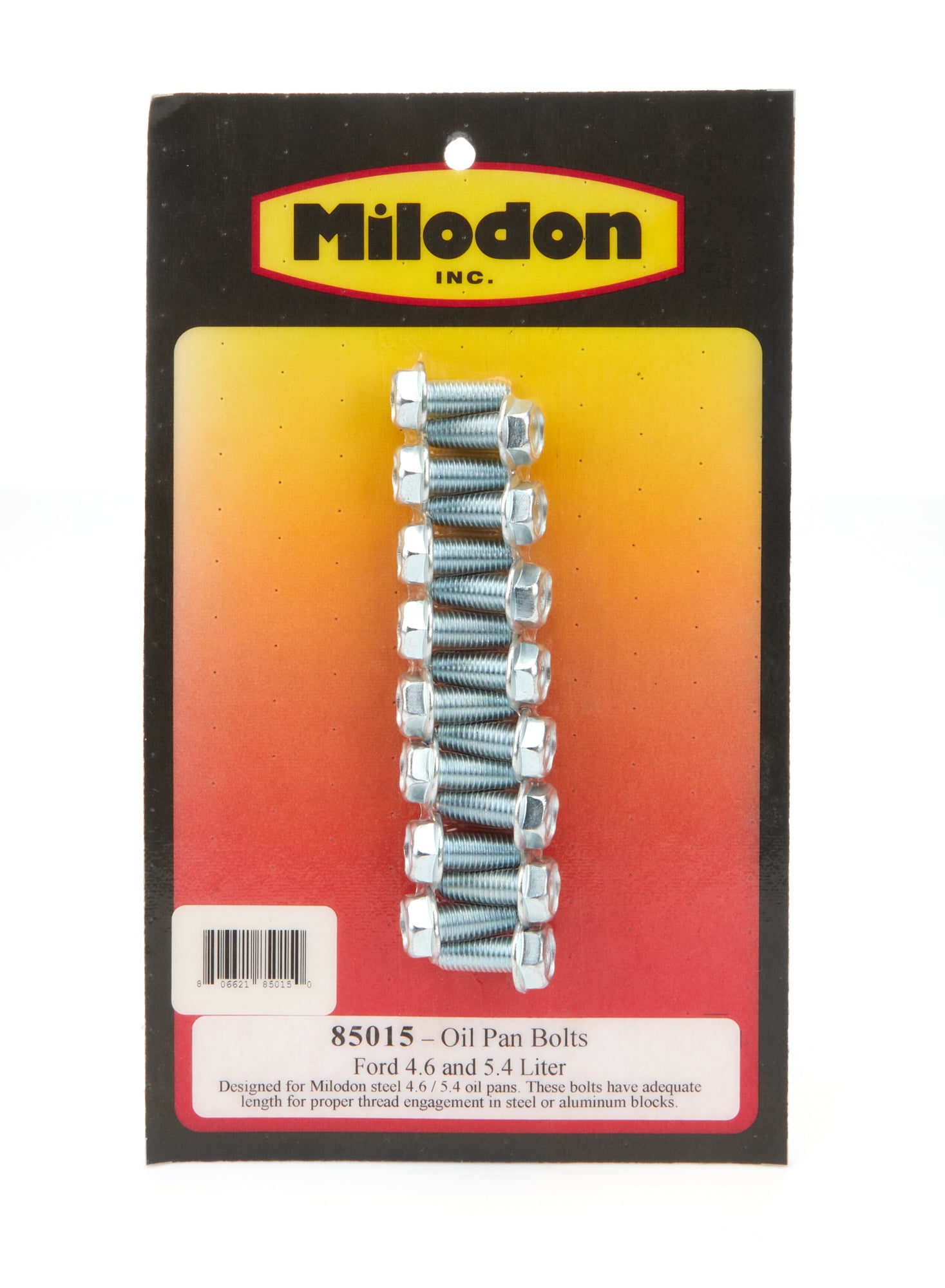 Milodon Oil Pan Bolt Kit Ford 4.6L/5.4L Engine Fastener Kits Oil Pan Fastener Kits main image