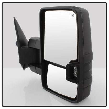 SPYDER xTune Chevy Silverado 03-06 G2 Heated Smoke LED Signal Telescoping Mirrors MIR-CS03S-G2-PWH-SM-SET 9936715