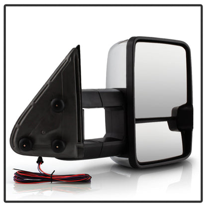 SPYDER xTune Chevy Silverado 99-06 G3 LED Signal Telescoping Mirror Chrome - SET MIR-CS03S-G3C-MA-AM-SET 9936746