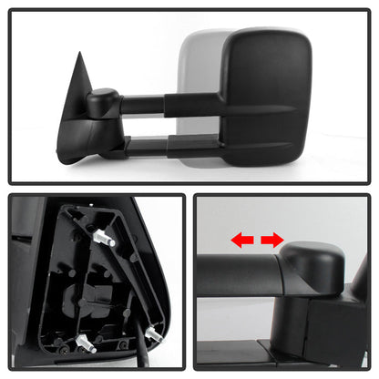 SPYDER Xtune Chevy Silverado 99-02 Manual Extendable Power Heated Adjust Mirror Left MIR-CS99-PW-L 9932816