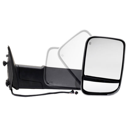 SPYDER Xtune Dodge Ram 1500 09-12 Extendable Heated Adjust Mirror Chrome HoUSing Right MIR-DRAM10-PW-R 9933172
