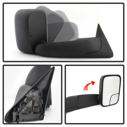 SPYDER Xtune Dodge Ram 94-01 Manual Extendable Manual Adjust Mirror Right MIR-DRAM94-MA-R 9925061